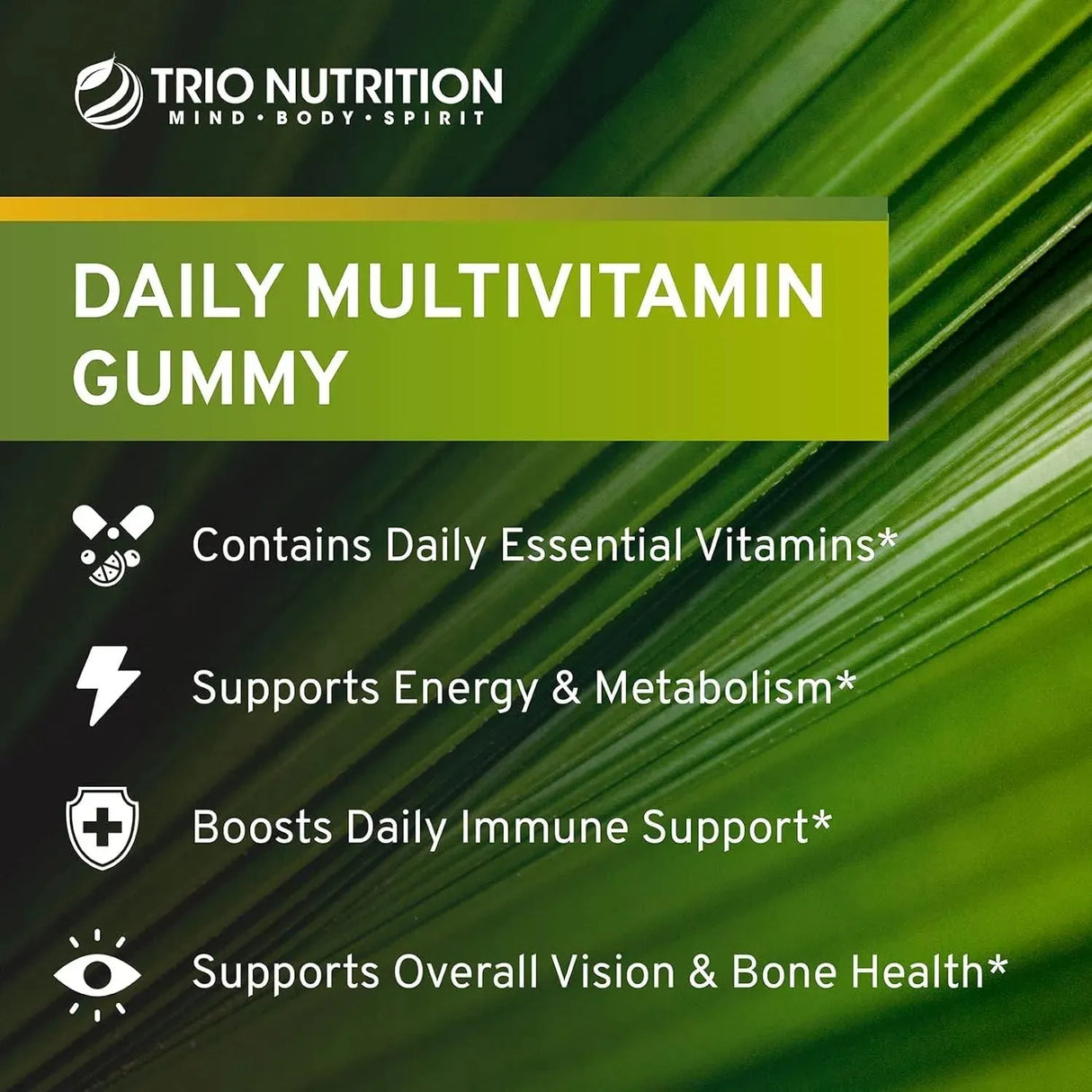 TRIO NUTRITION - Trio Nutrition Adult Daily Multivitamin 60 Gomitas - The Red Vitamin MX - Suplementos Alimenticios - {{ shop.shopifyCountryName }}