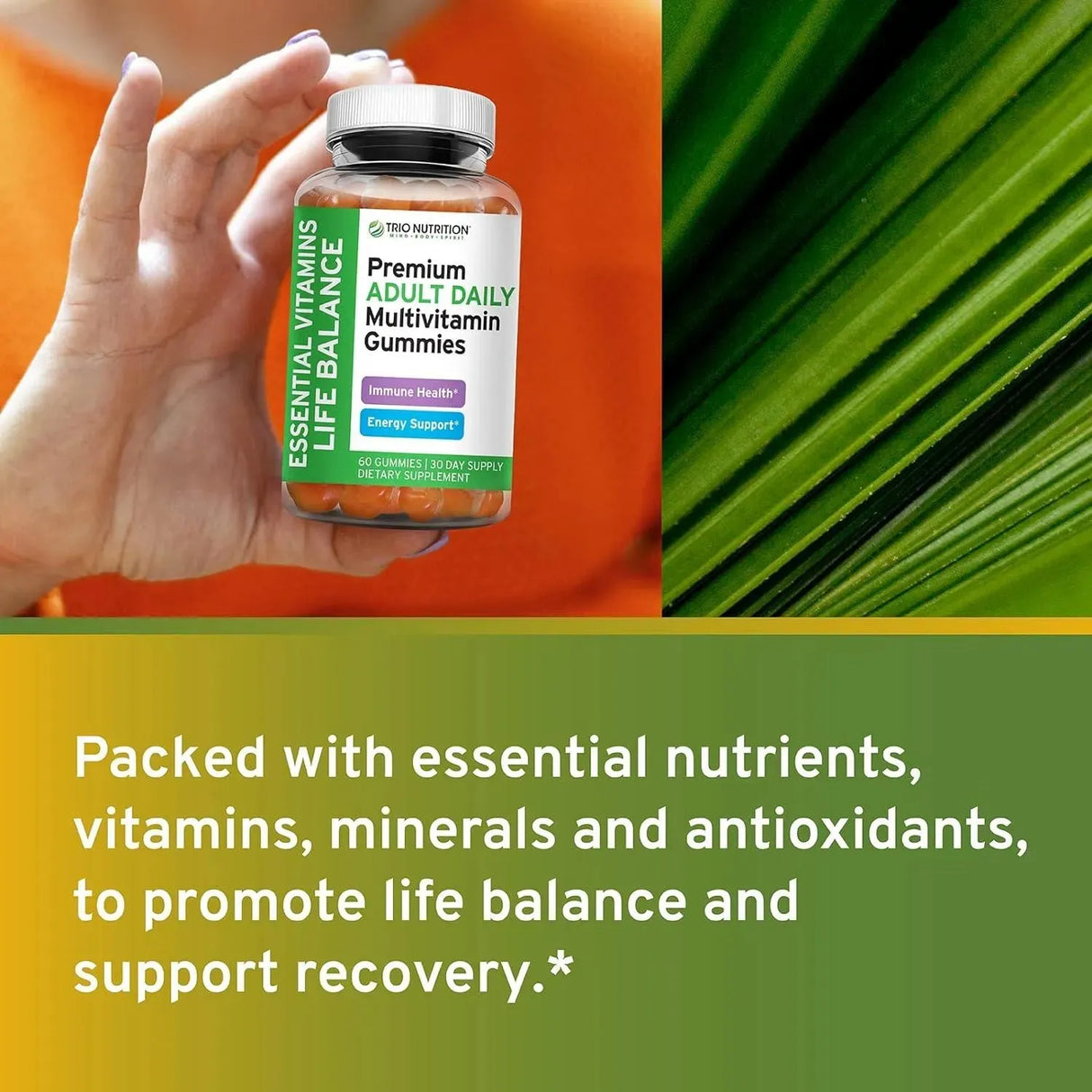 TRIO NUTRITION - Trio Nutrition Adult Daily Multivitamin 60 Gomitas - The Red Vitamin MX - Suplementos Alimenticios - {{ shop.shopifyCountryName }}