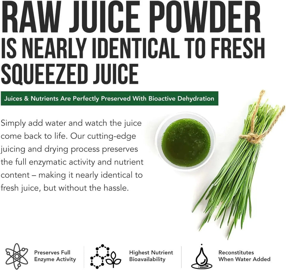 TRIQUETRA - Triquetra Health Organic Barley Grass Juice Powder 150Gr. - The Red Vitamin MX - Suplementos Alimenticios - {{ shop.shopifyCountryName }}