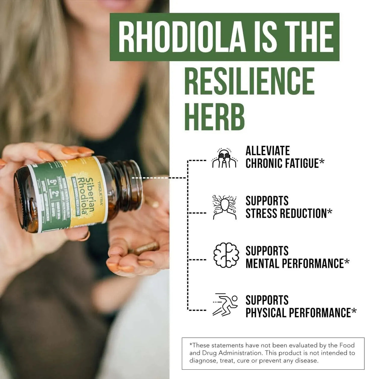 TRIQUETRA - Triquetra Health Siberian Rhodiola: Max Strength Rhodiola Rosea 60 Capsulas - The Red Vitamin MX - Suplementos Alimenticios - {{ shop.shopifyCountryName }}
