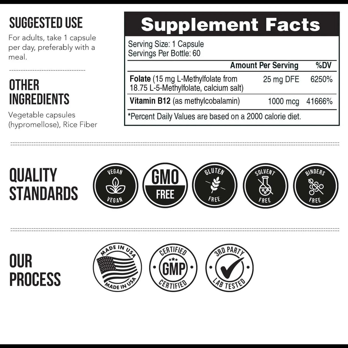 TRIQUETRA - Triquetra L Methyl Folate 15Mg. plus Methyl B12 Cofactor 60 Capsulas - The Red Vitamin MX - Suplementos Alimenticios - {{ shop.shopifyCountryName }}