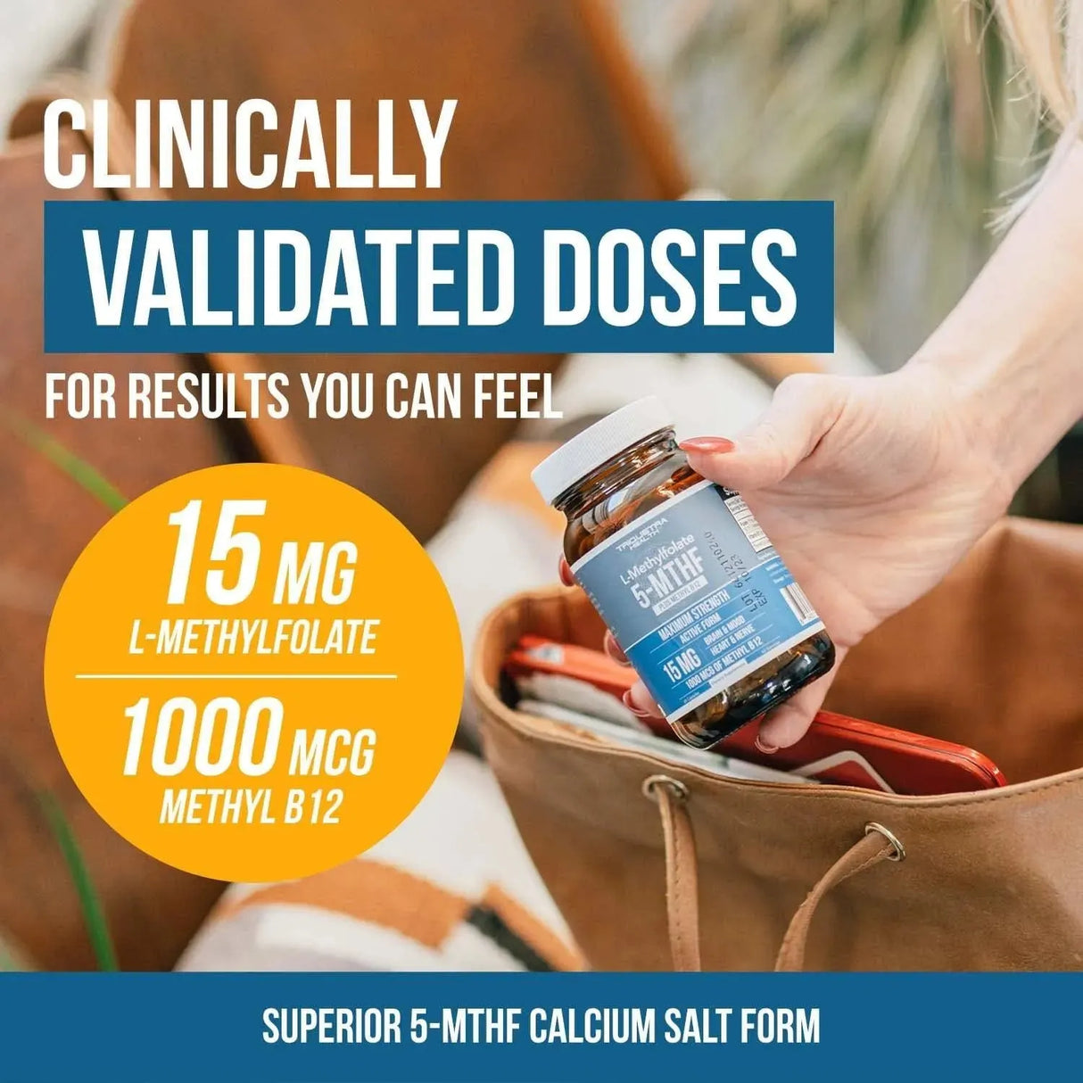 TRIQUETRA - Triquetra L Methyl Folate 15Mg. plus Methyl B12 Cofactor 60 Capsulas - The Red Vitamin MX - Suplementos Alimenticios - {{ shop.shopifyCountryName }}