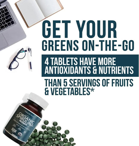 TRIQUETRA - Triquetra Organic Spirulina 360 Tabletas - The Red Vitamin MX - Suplementos Alimenticios - {{ shop.shopifyCountryName }}