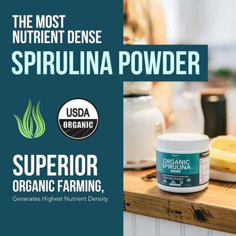 TRIQUETRA - Triquetra Organic Spirulina Powder 75 Servicios - The Red Vitamin MX - Suplementos Alimenticios - {{ shop.shopifyCountryName }}