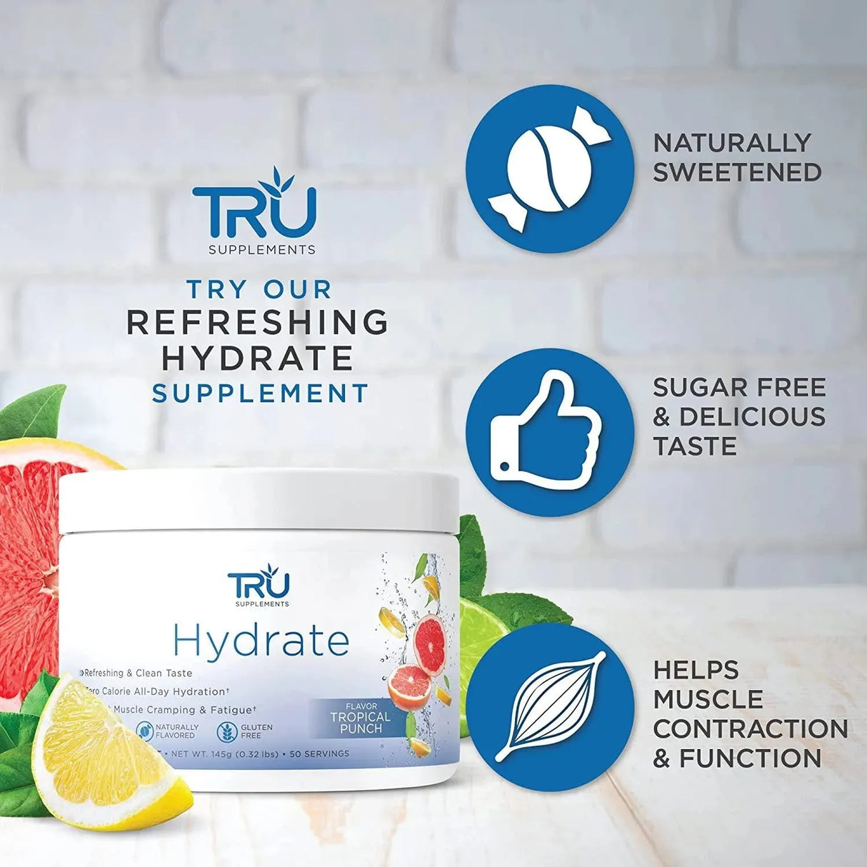 TRU HYDRATE - TRU Hydrate Electrolyte Hydration Powder Tropical Punch 50 Servicios - The Red Vitamin MX - Suplementos Alimenticios - {{ shop.shopifyCountryName }}