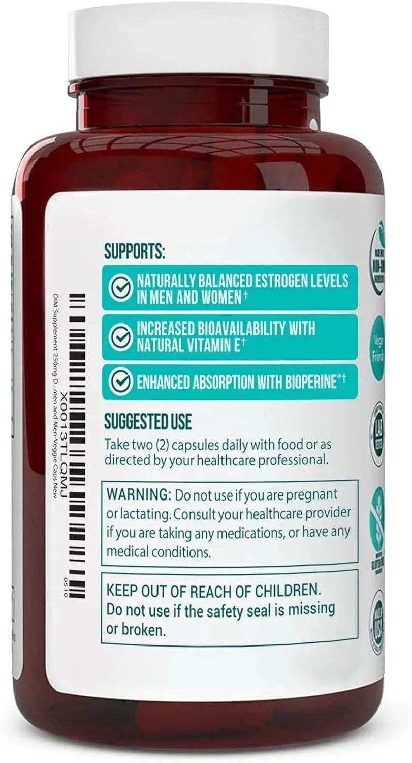 TRUEVANTAGE NUTRITION - Truevantage Nutrition DIM Supplement 250Mg. 120 Capsulas - The Red Vitamin MX - Suplementos Alimenticios - {{ shop.shopifyCountryName }}