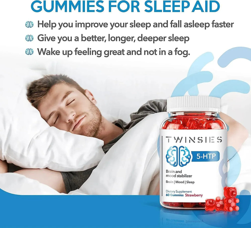 TWINSIES - Twinsies 5-HTP Gummies 200Mg. with L-Tryptophan Supplement 60 Gomitas - The Red Vitamin MX - Suplementos Alimenticios - {{ shop.shopifyCountryName }}