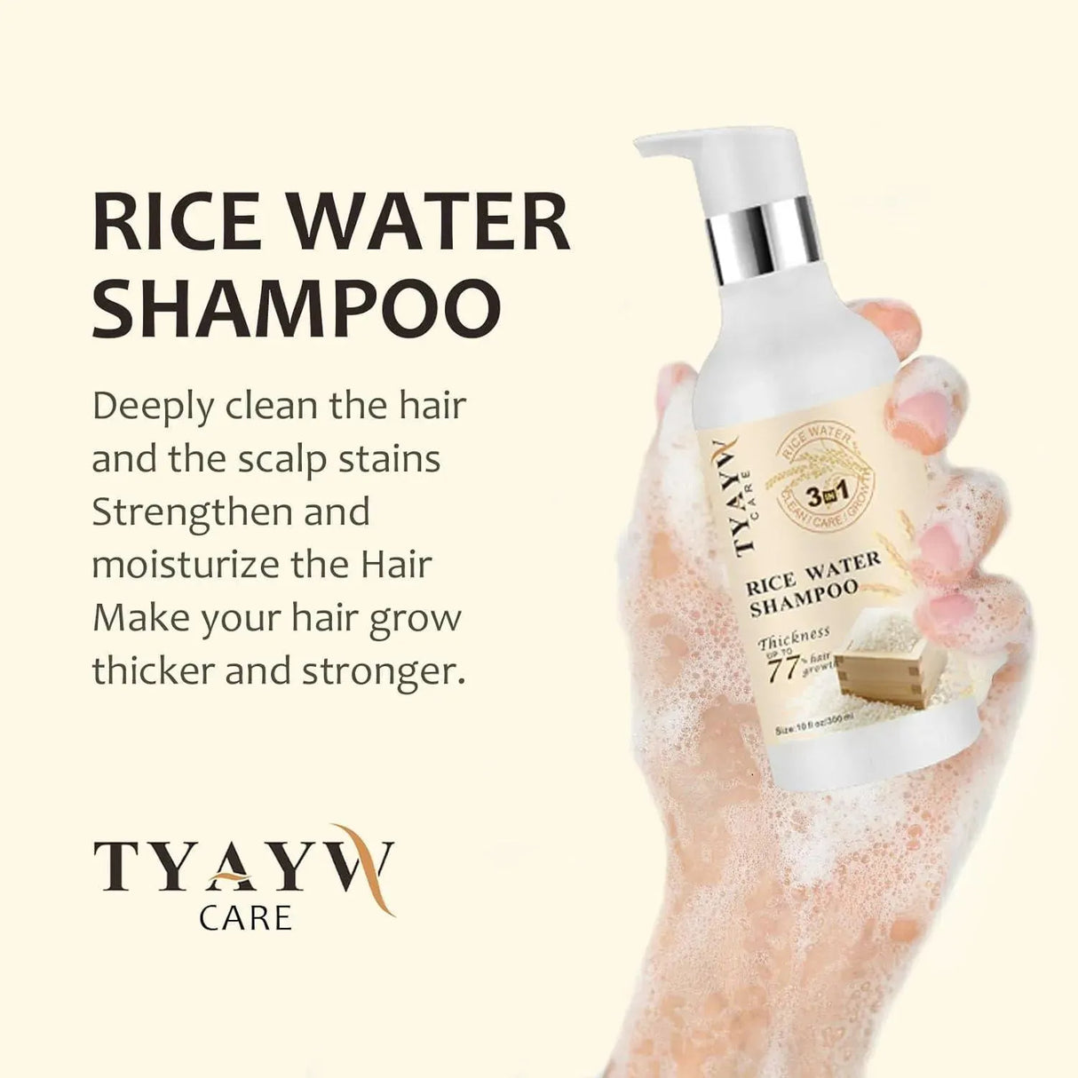 TYAYW - TYAYW Rice Water Hair Growth Shampoo 300Ml. - The Red Vitamin MX - Shampoo Para Cabello - {{ shop.shopifyCountryName }}