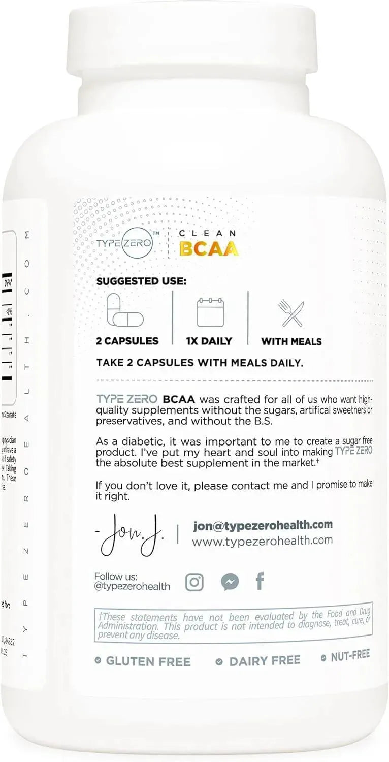 TYPE ZERO - Type Zero BCAA 1000Mg. 180 Capsulas - The Red Vitamin MX - Suplementos Alimenticios - {{ shop.shopifyCountryName }}