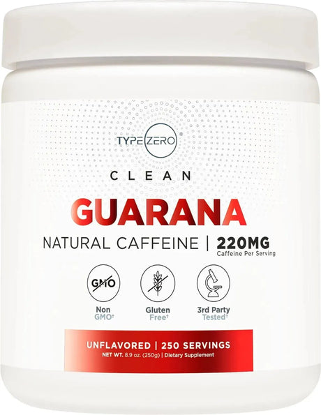 TYPE ZERO - Type Zero Clean Guarana Powder Drink Mix 250Gr. - The Red Vitamin MX - Suplementos Alimenticios - {{ shop.shopifyCountryName }}
