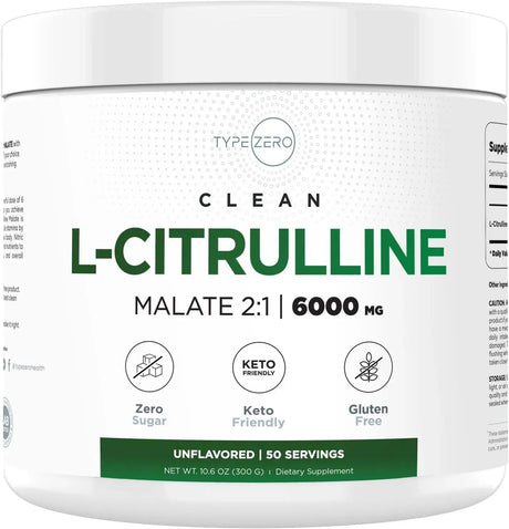 TYPE ZERO - Type Zero L-Citrulline Malate Powder 2:1 300Gr. - The Red Vitamin MX - Suplementos Alimenticios - {{ shop.shopifyCountryName }}