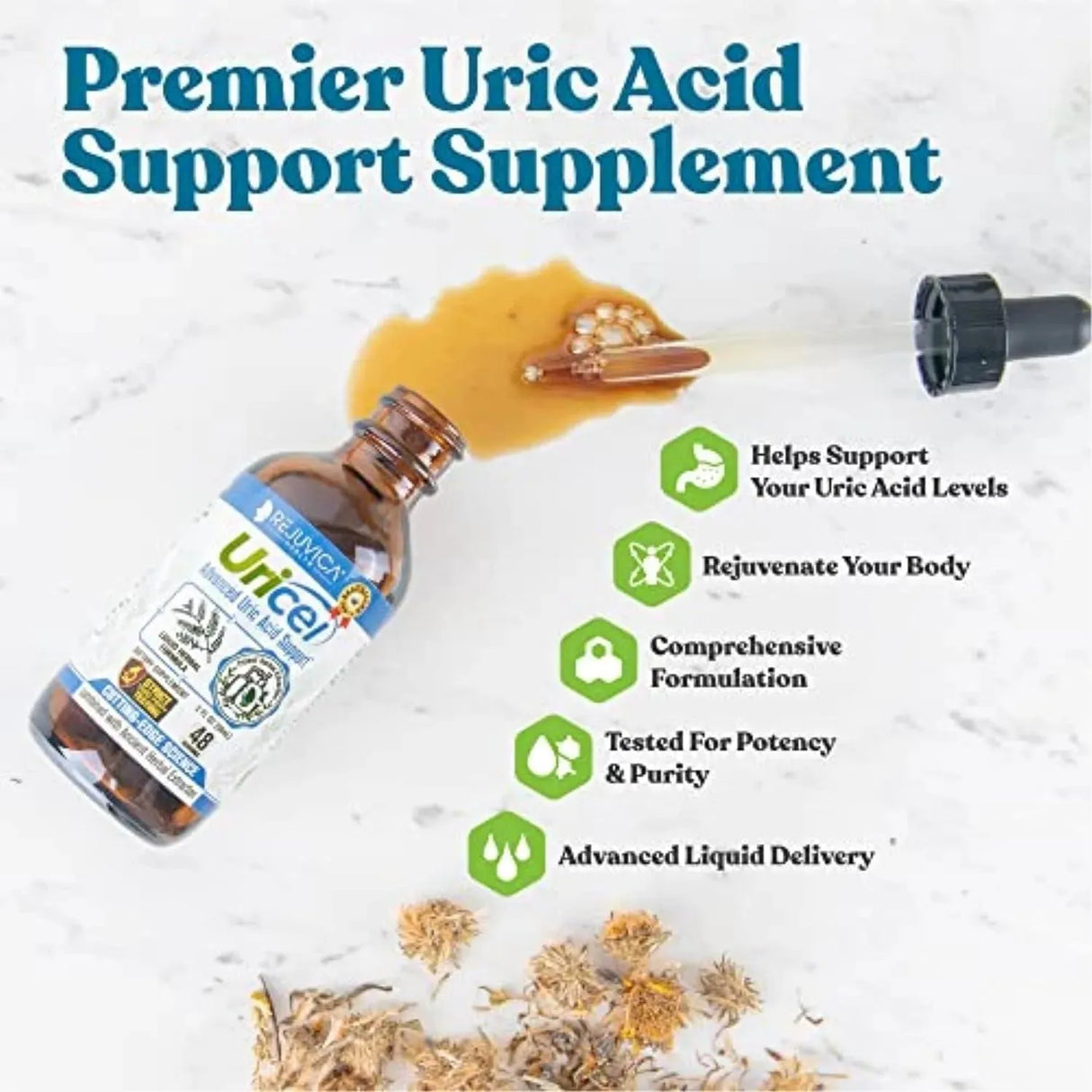 URICEL - Uricel Advanced Uric Acid Support & Cleanse 2 Fl.Oz. - The Red Vitamin MX - Suplementos Alimenticios - {{ shop.shopifyCountryName }}