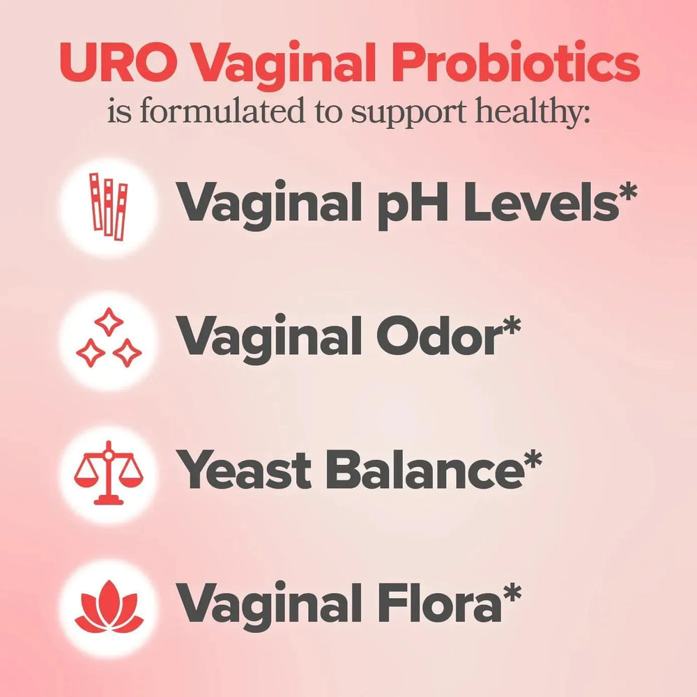 URO - URO Vaginal Probiotics for Women 60 Capsulas - The Red Vitamin MX - Suplementos Alimenticios - {{ shop.shopifyCountryName }}