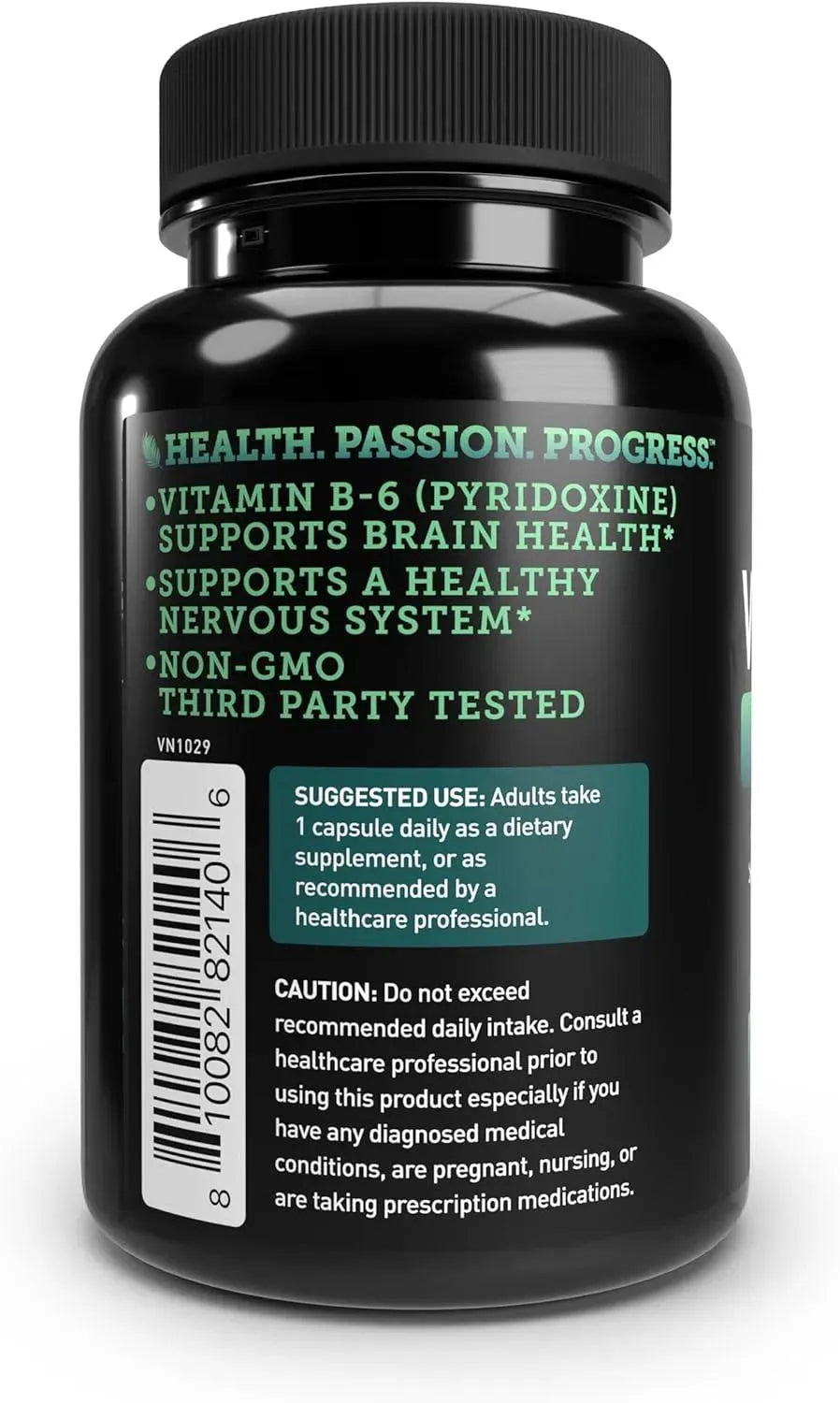 VELA NUTRITION - Vela Vitamin B6 100Mg. 180 Capsulas - The Red Vitamin MX - Suplementos Alimenticios - {{ shop.shopifyCountryName }}