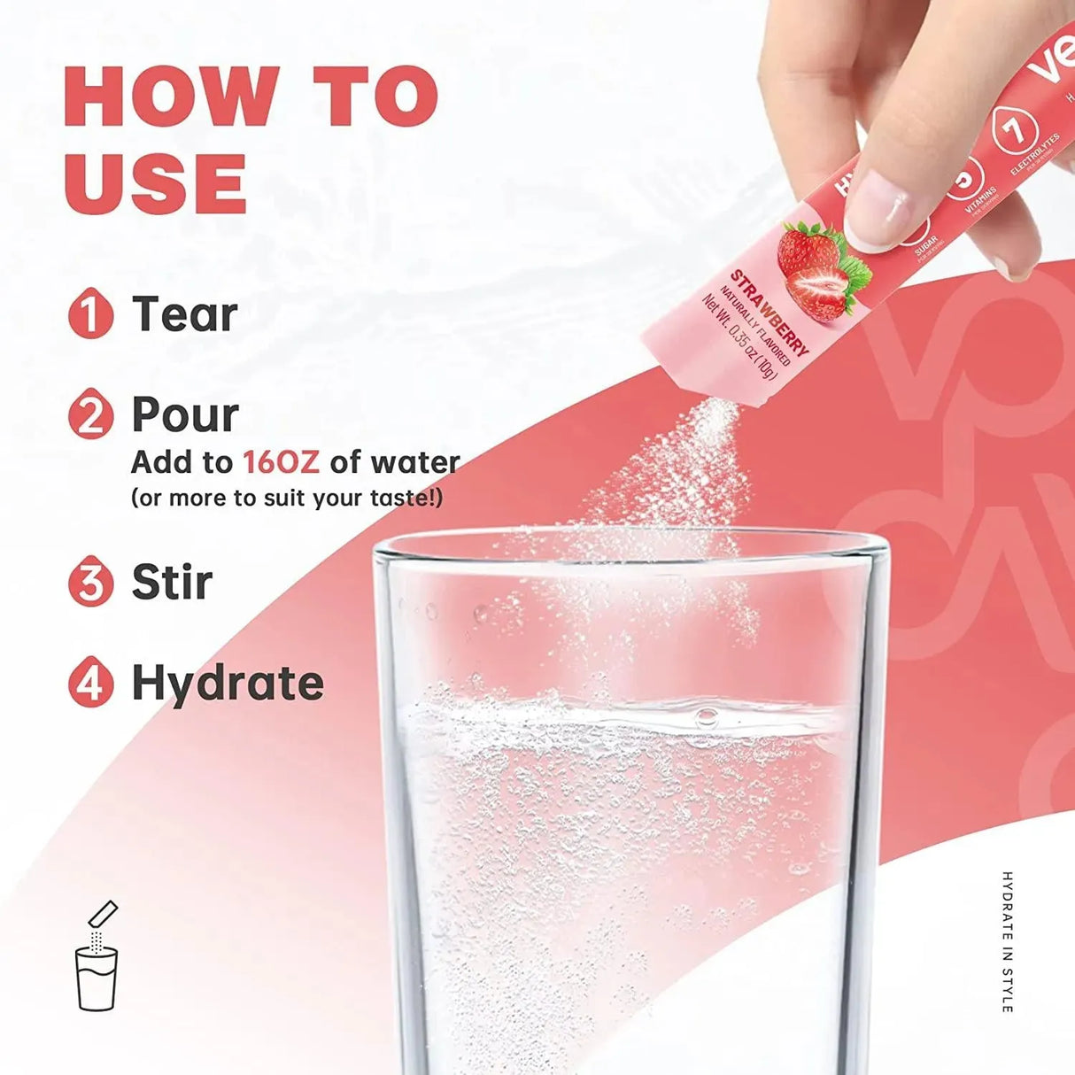 VENTURE PAL - Venture Pal Hydration Boost Strawberry 16 Paquetes - The Red Vitamin MX - Suplementos Alimenticios - {{ shop.shopifyCountryName }}