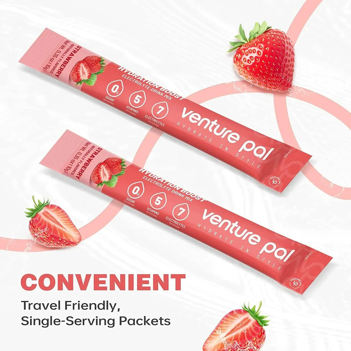VENTURE PAL - Venture Pal Hydration Boost Strawberry 16 Paquetes - The Red Vitamin MX - Suplementos Alimenticios - {{ shop.shopifyCountryName }}