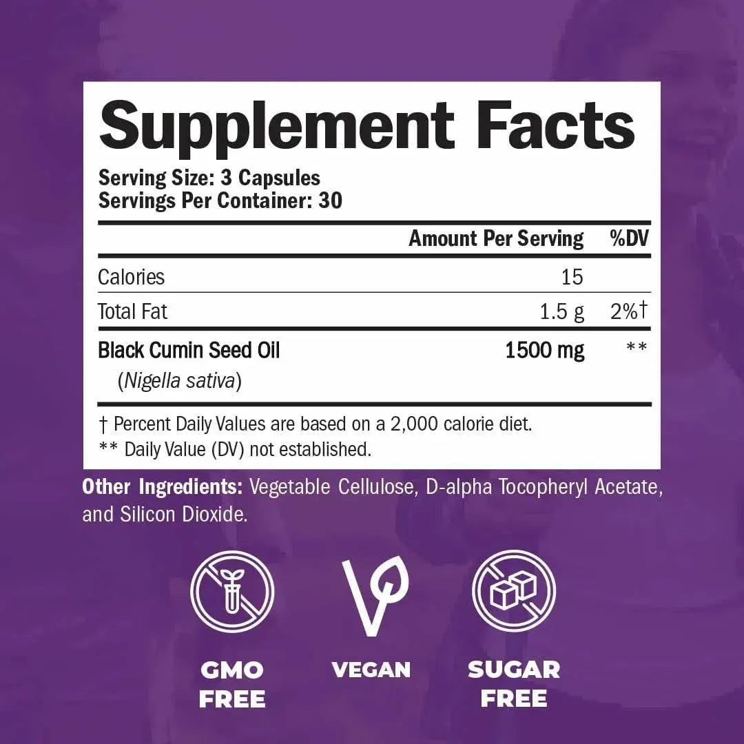 VIMERSON HEALTH - Vimerson Health Black Seed Oil 1500Mg. 90 Capsulas - The Red Vitamin MX - Suplementos Alimenticios - {{ shop.shopifyCountryName }}