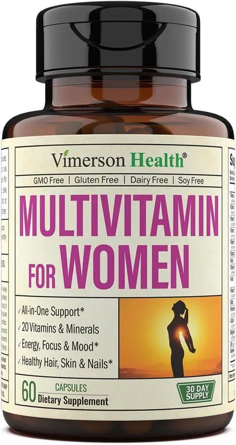 VIMERSON HEALTH - Vimerson Health Multivitamin for Women 60 Capsulas - The Red Vitamin MX - Suplementos Alimenticios - {{ shop.shopifyCountryName }}