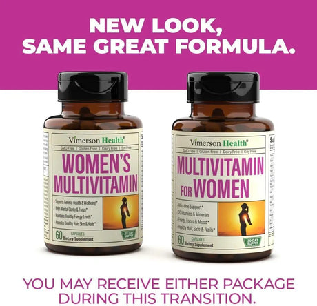 VIMERSON HEALTH - Vimerson Health Multivitamin for Women 60 Capsulas - The Red Vitamin MX - Suplementos Alimenticios - {{ shop.shopifyCountryName }}
