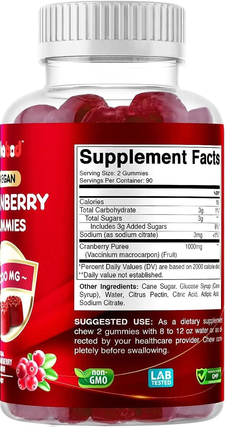 VITABOD - Vitabod Cranberry Gummies 1000Mg. 180 Gomitas - The Red Vitamin MX - Suplementos Alimenticios - {{ shop.shopifyCountryName }}
