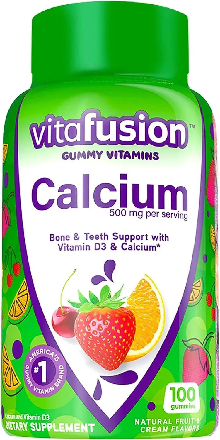 VITAFUSION - Vitafusion Calcium Gummy 500Mg. 100 Gomitas - The Red Vitamin MX - Suplementos Alimenticios - {{ shop.shopifyCountryName }}