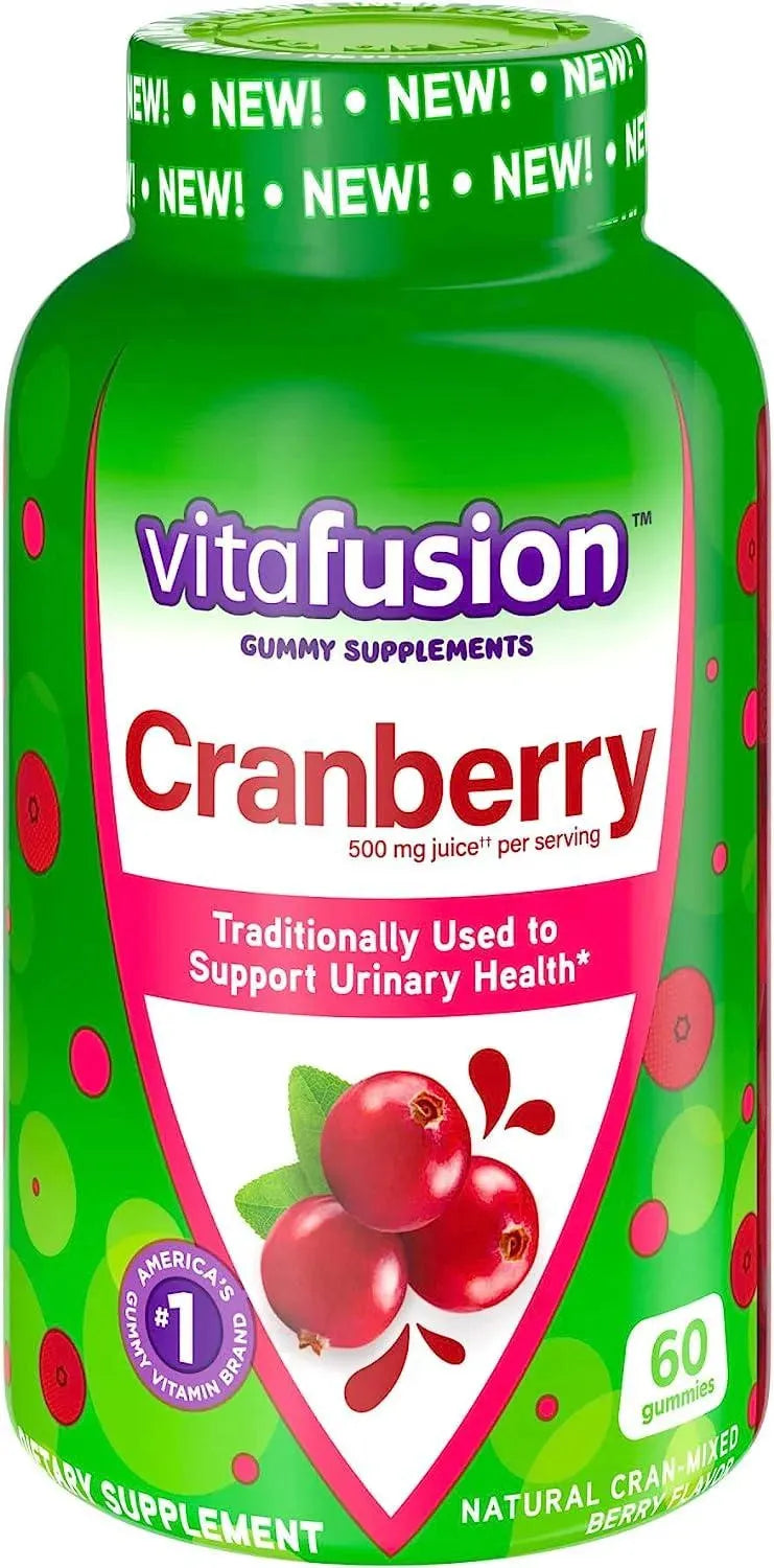 VITAFUSION - Vitafusion Cranberry Gummies for Women 500Mg. 60 Gomitas - The Red Vitamin MX - Suplementos Alimenticios - {{ shop.shopifyCountryName }}