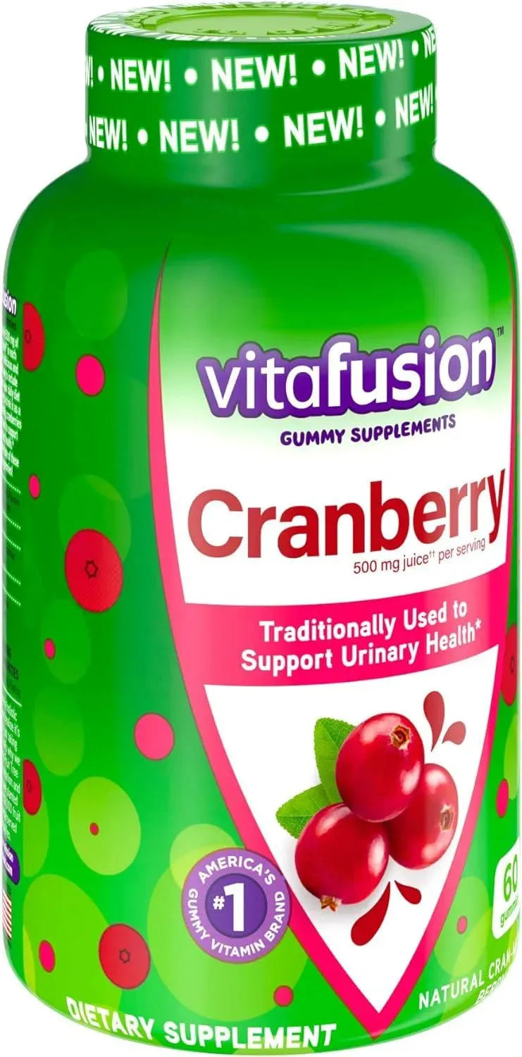 VITAFUSION - Vitafusion Cranberry Gummies for Women 500Mg. 60 Gomitas - The Red Vitamin MX - Suplementos Alimenticios - {{ shop.shopifyCountryName }}