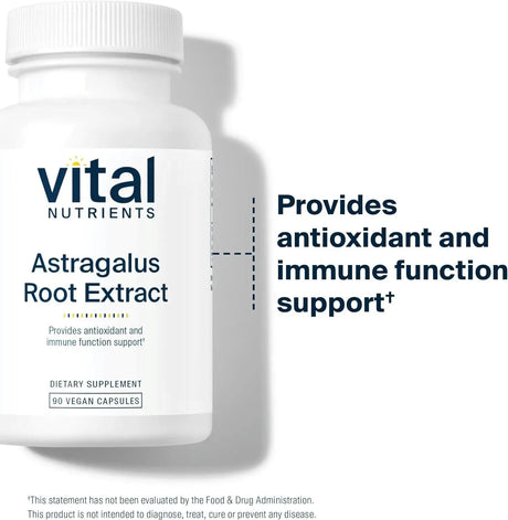 VITAL NUTRIENTS - Vital Nutrients Astragalus Root Extract 300Mg. 90 Capsulas - The Red Vitamin MX - Suplementos Alimenticios - {{ shop.shopifyCountryName }}