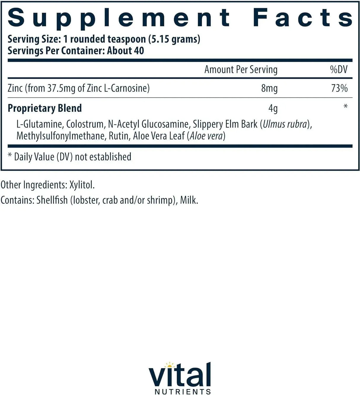 VITAL NUTRIENTS - Vital Nutrients GI Repair Powder 206Gr. - The Red Vitamin MX - Suplementos Alimenticios - {{ shop.shopifyCountryName }}