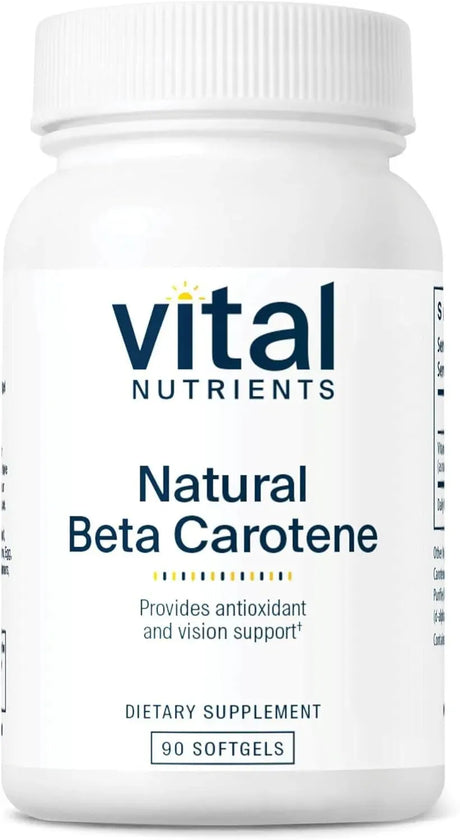VITAL NUTRIENTS - Vital Nutrients Natural Beta Carotene 25,000 IU 90 Capsulas Blandas - The Red Vitamin MX - Suplementos Alimenticios - {{ shop.shopifyCountryName }}