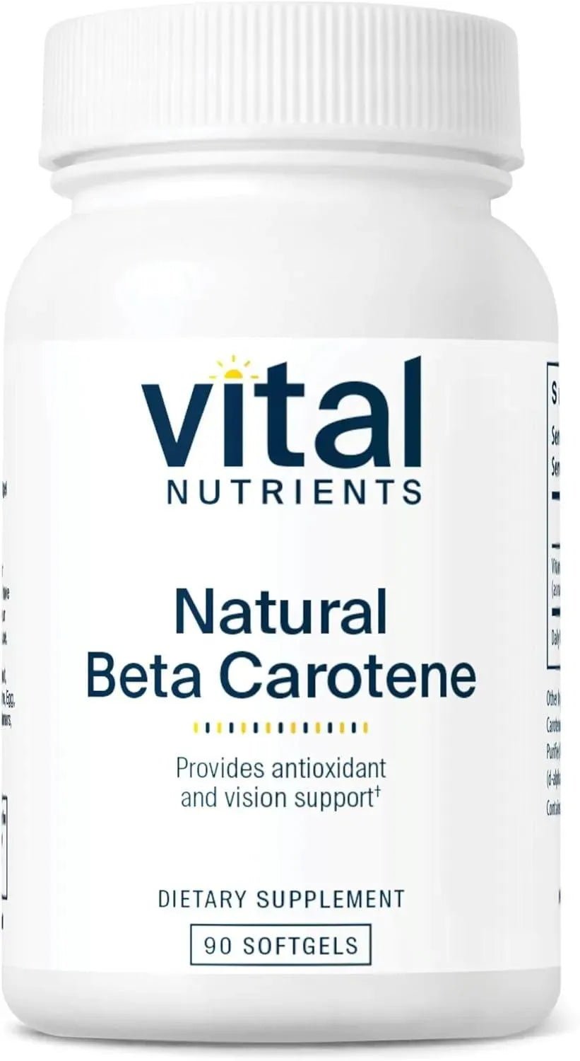 VITAL NUTRIENTS - Vital Nutrients Natural Beta Carotene 25,000 IU 90 Capsulas Blandas - The Red Vitamin MX - Suplementos Alimenticios - {{ shop.shopifyCountryName }}