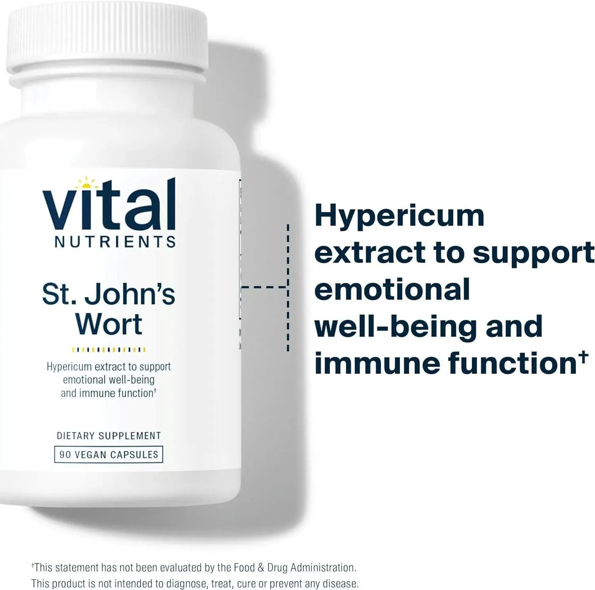 VITAL NUTRIENTS - Vital Nutrients St John's Wort 300Mg. 90 Capsulas - The Red Vitamin MX - Suplementos Alimenticios - {{ shop.shopifyCountryName }}