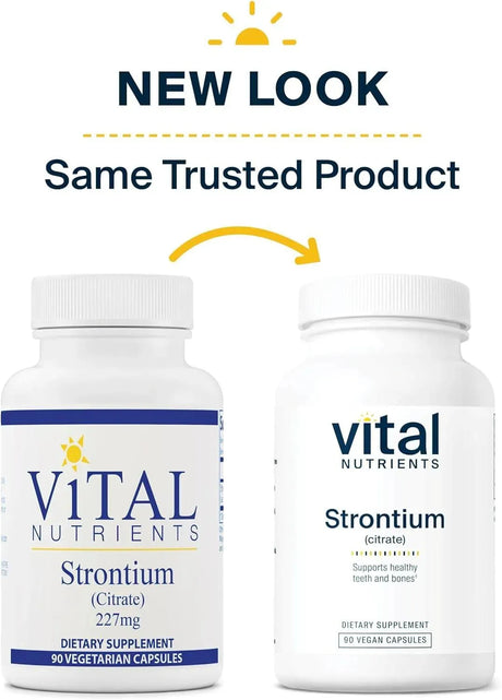 VITAL NUTRIENTS - Vital Nutrients Strontium Citrate 90 Capsulas - The Red Vitamin MX - Suplementos Alimenticios - {{ shop.shopifyCountryName }}
