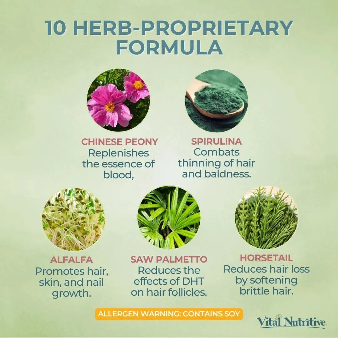 VITAL NUTRITIVE - Vital Nutritive Vital Hair Complex 60 Capsulas - The Red Vitamin MX - Suplementos Alimenticios - {{ shop.shopifyCountryName }}