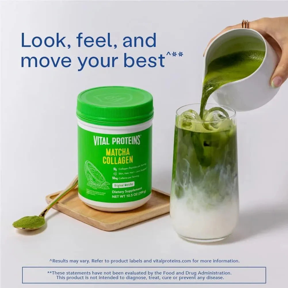 VITAL PROTEINS - Vital Proteins Matcha Collagen Peptides Powder 299Gr. - The Red Vitamin MX - Suplementos Alimenticios - {{ shop.shopifyCountryName }}