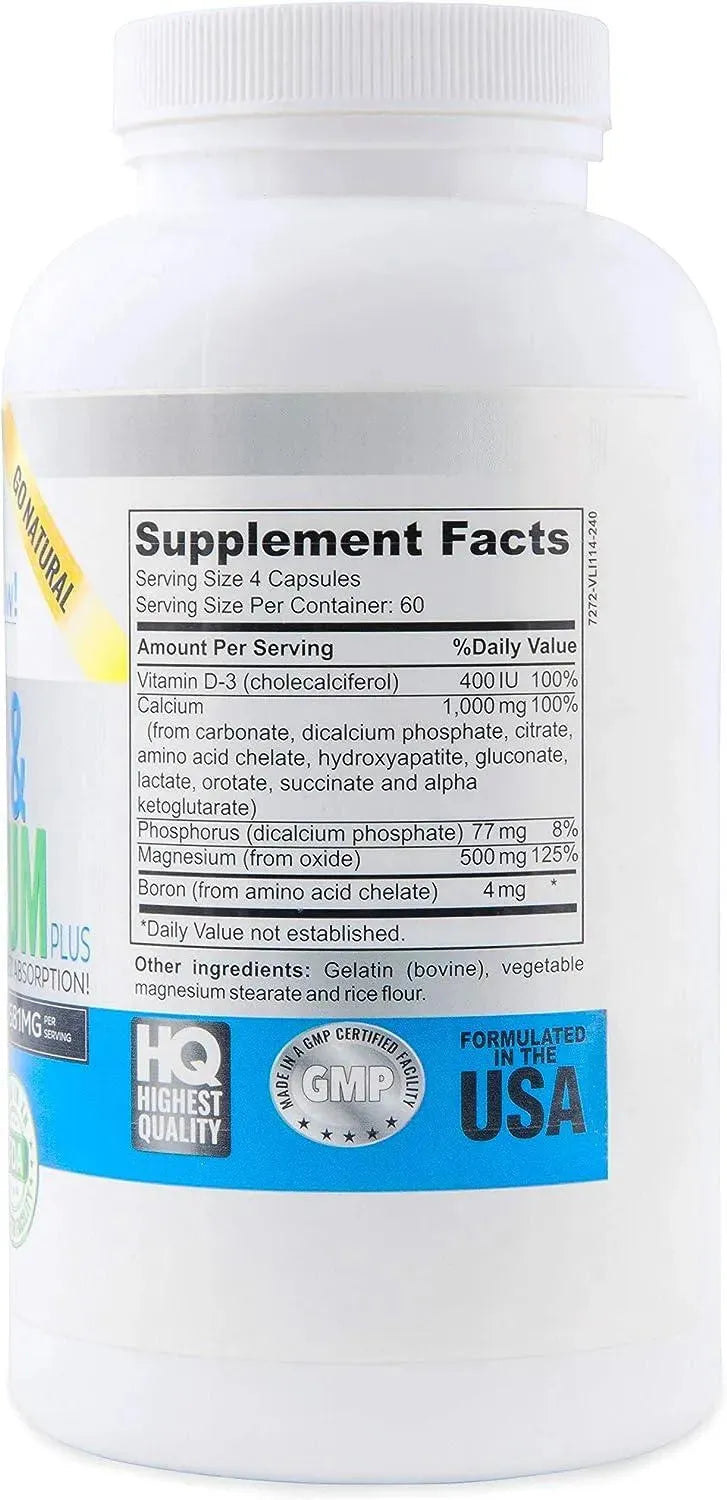 VITALE NOW - Vitale Now Calcium & Magnesium + Vitamin D3 240 Capsulas - The Red Vitamin MX - Suplementos Alimenticios - {{ shop.shopifyCountryName }}