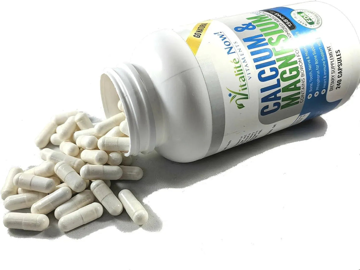 VITALE NOW - Vitale Now Calcium & Magnesium + Vitamin D3 240 Capsulas - The Red Vitamin MX - Suplementos Alimenticios - {{ shop.shopifyCountryName }}