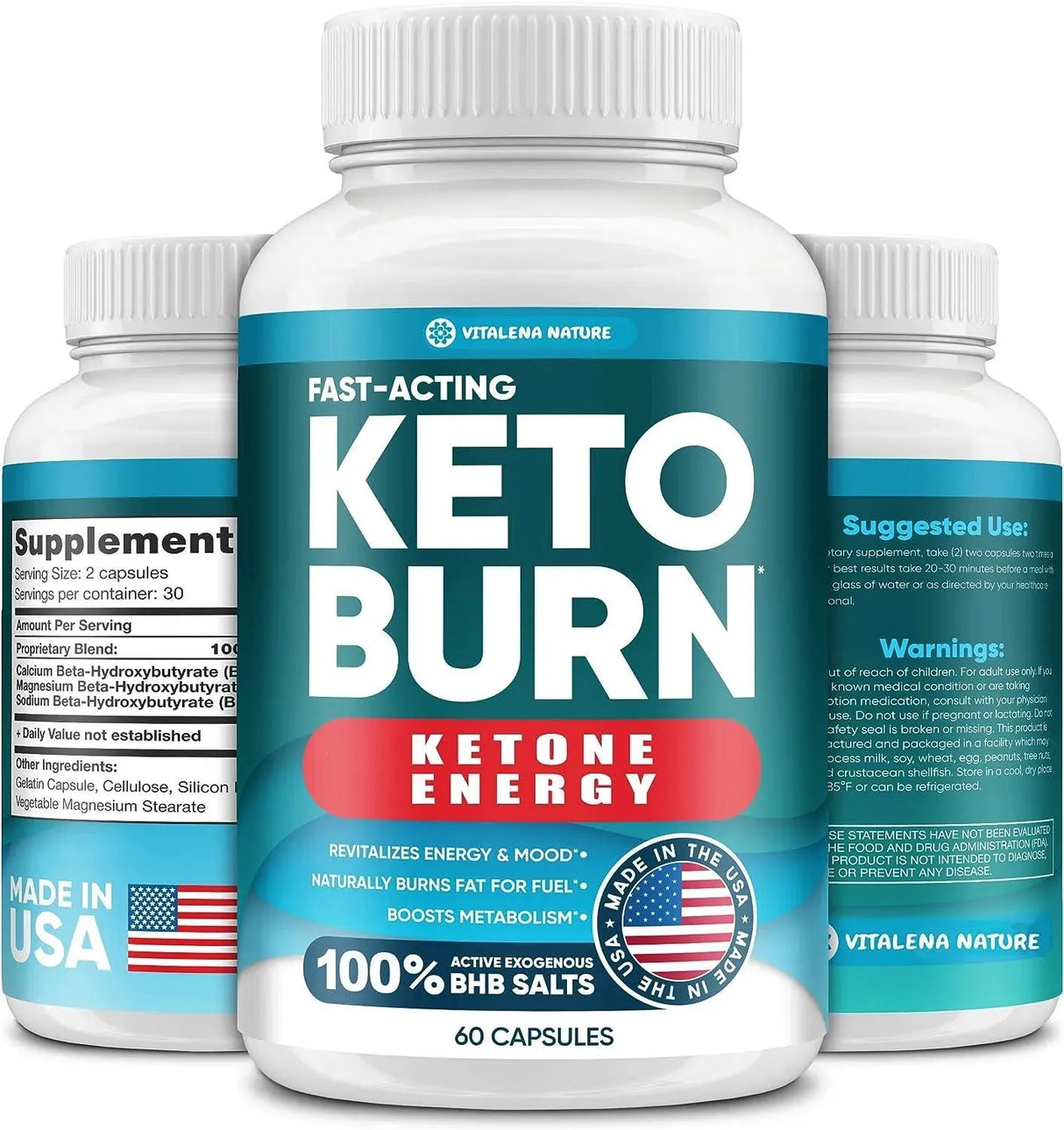 VITALENA NATURE - Vitalena Nature Keto Burn 60 Capsulas - The Red Vitamin MX - Suplementos Alimenticios - {{ shop.shopifyCountryName }}