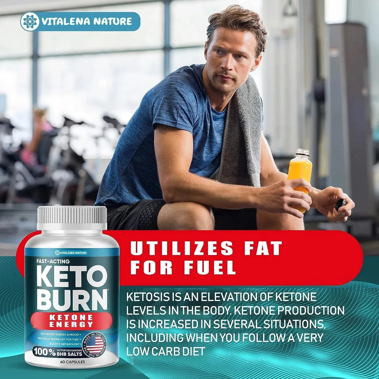VITALENA NATURE - Vitalena Nature Keto Burn 60 Capsulas - The Red Vitamin MX - Suplementos Alimenticios - {{ shop.shopifyCountryName }}