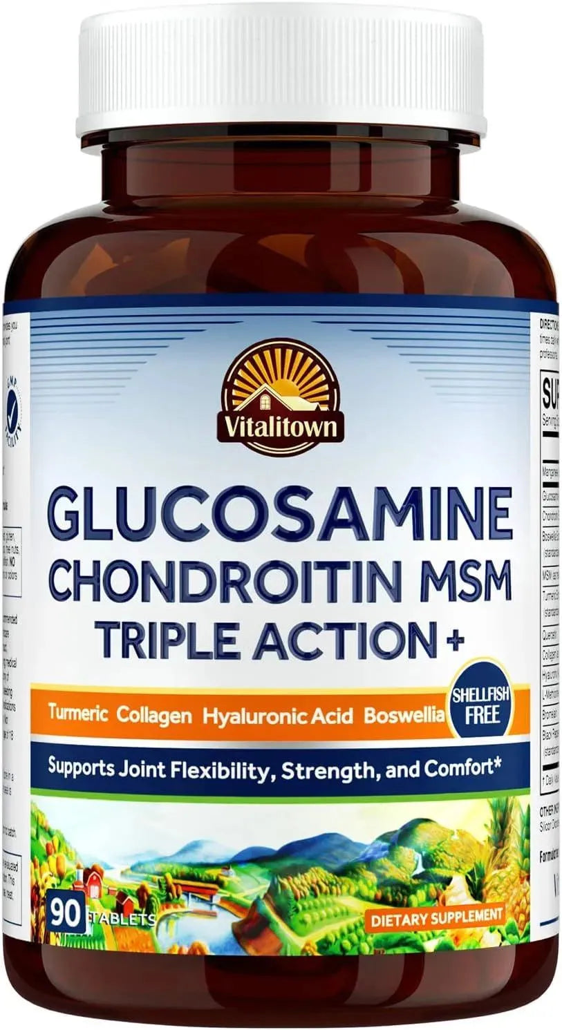 VITALITOWN - VITALITOWN Glucosamine Chondroitin MSM 90 Tabletas - The Red Vitamin MX - Suplementos Alimenticios - {{ shop.shopifyCountryName }}