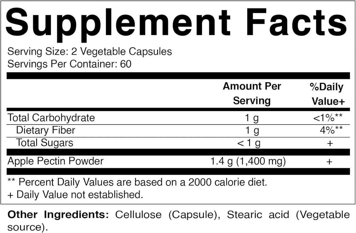 VITAMATIC - Vitamatic Apple Pectin 700Mg. 120 Capsulas - The Red Vitamin MX - Suplementos Alimenticios - {{ shop.shopifyCountryName }}
