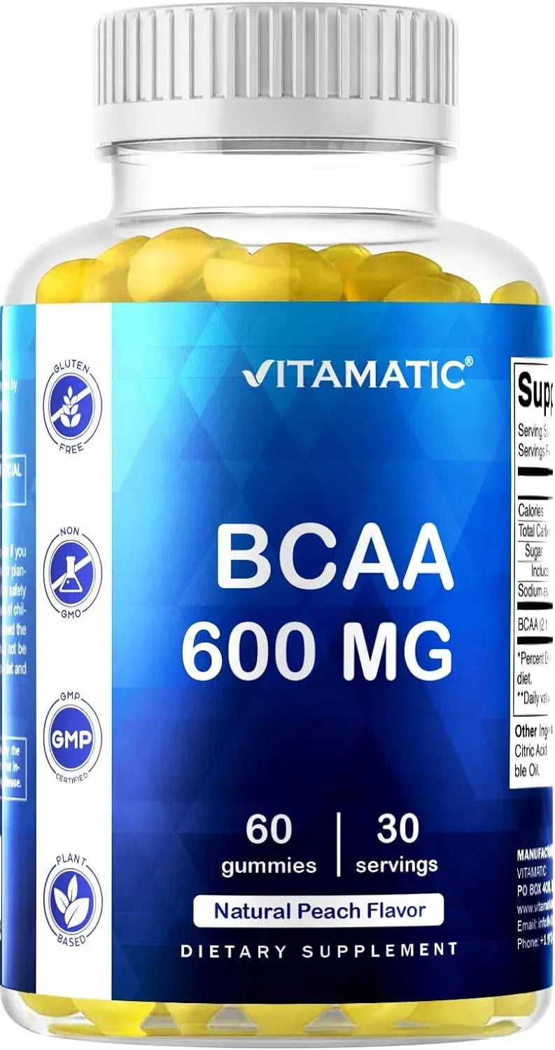 VITAMATIC - Vitamatic BCAA Gummies 600Mg. 60 Gomitas - The Red Vitamin MX - Suplementos Alimenticios - {{ shop.shopifyCountryName }}