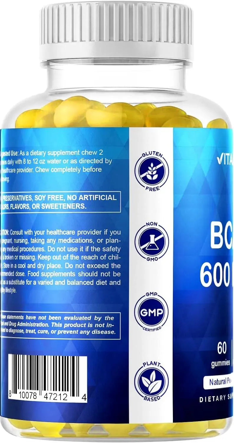 VITAMATIC - Vitamatic BCAA Gummies 600Mg. 60 Gomitas - The Red Vitamin MX - Suplementos Alimenticios - {{ shop.shopifyCountryName }}