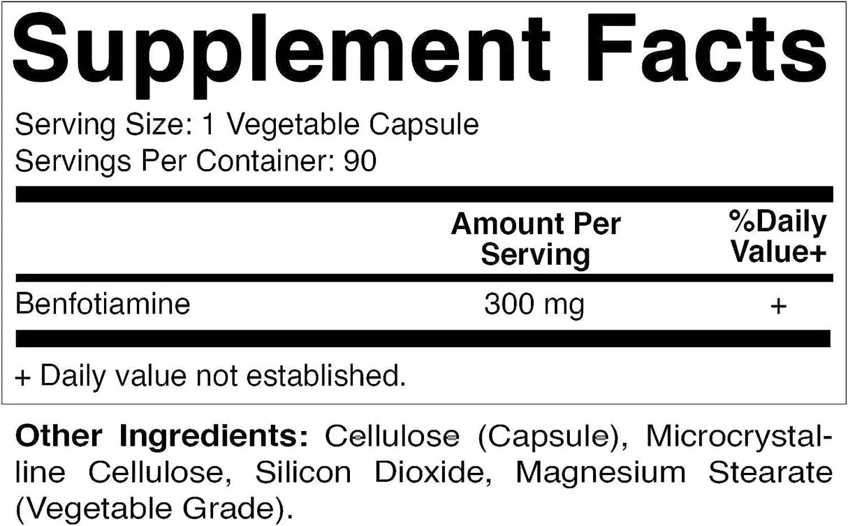 VITAMATIC - Vitamatic Benfotiamine 300Mg. 270 Capsulas - The Red Vitamin MX - Suplementos Alimenticios - {{ shop.shopifyCountryName }}