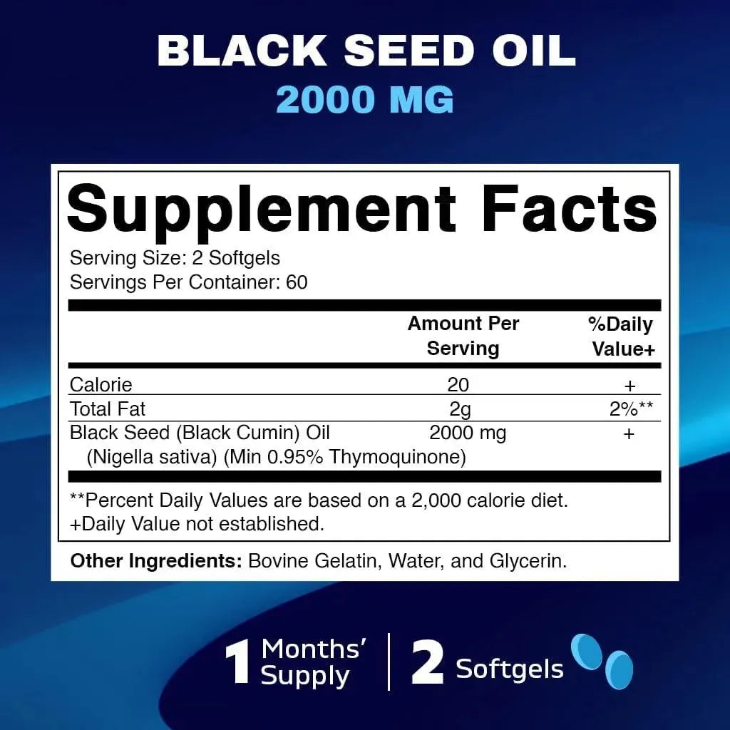 VITAMATIC - Vitamatic Black Seed Oil 2000Mg. 120 Capsulas Blandas - The Red Vitamin MX - Suplementos Alimenticios - {{ shop.shopifyCountryName }}