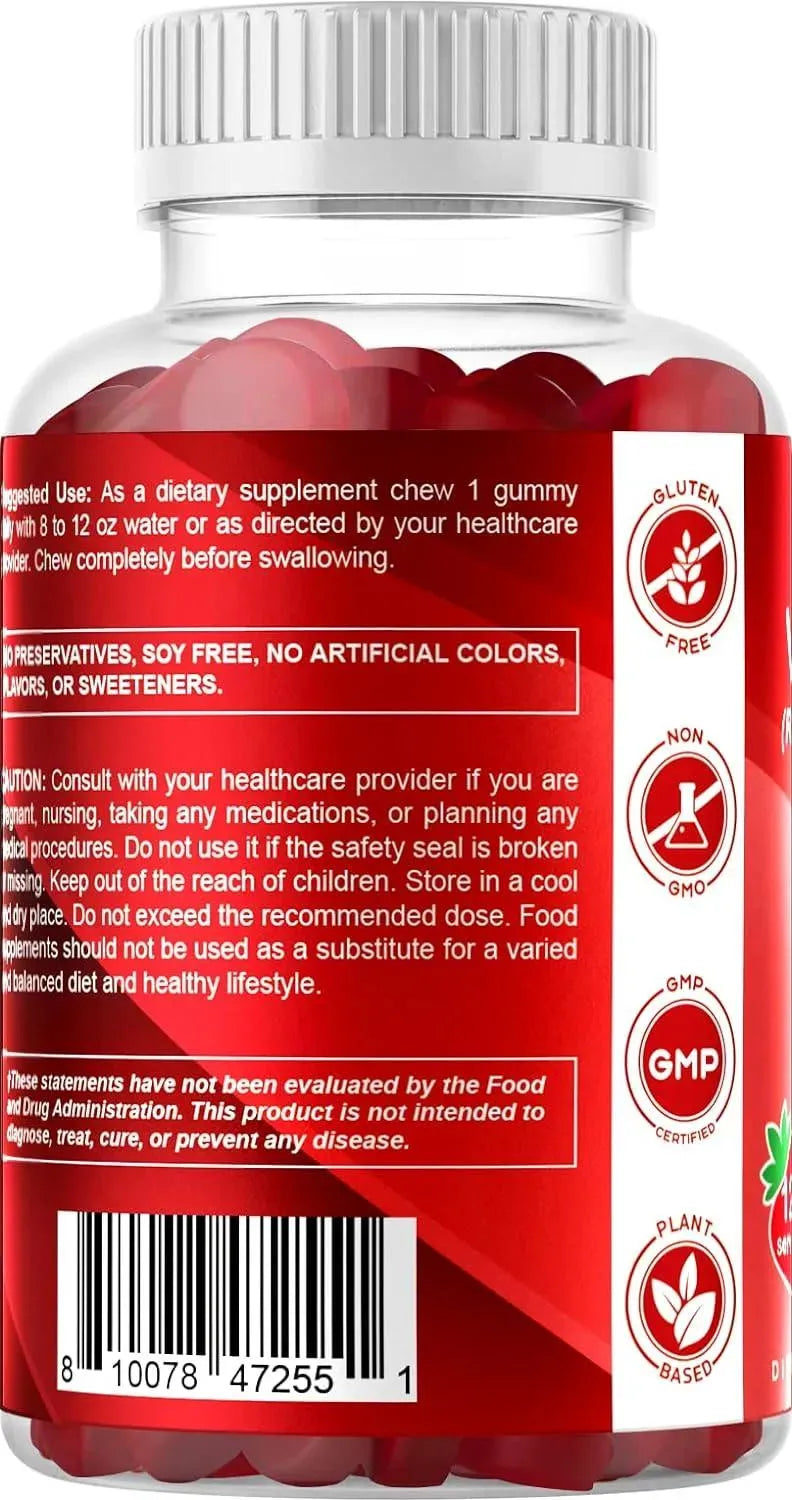 VITAMATIC - Vitamatic Sugar Free Vitamin A 25000 IU 120 Gomitas - The Red Vitamin MX - Suplementos Alimenticios - {{ shop.shopifyCountryName }}