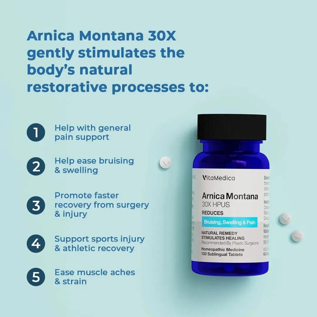 VITAMEDICA - VitaMedica Arnica Montana 30X Rapid Dissolve Arnica Tablets 150 Tabletas - The Red Vitamin MX - Suplementos Alimenticios - {{ shop.shopifyCountryName }}