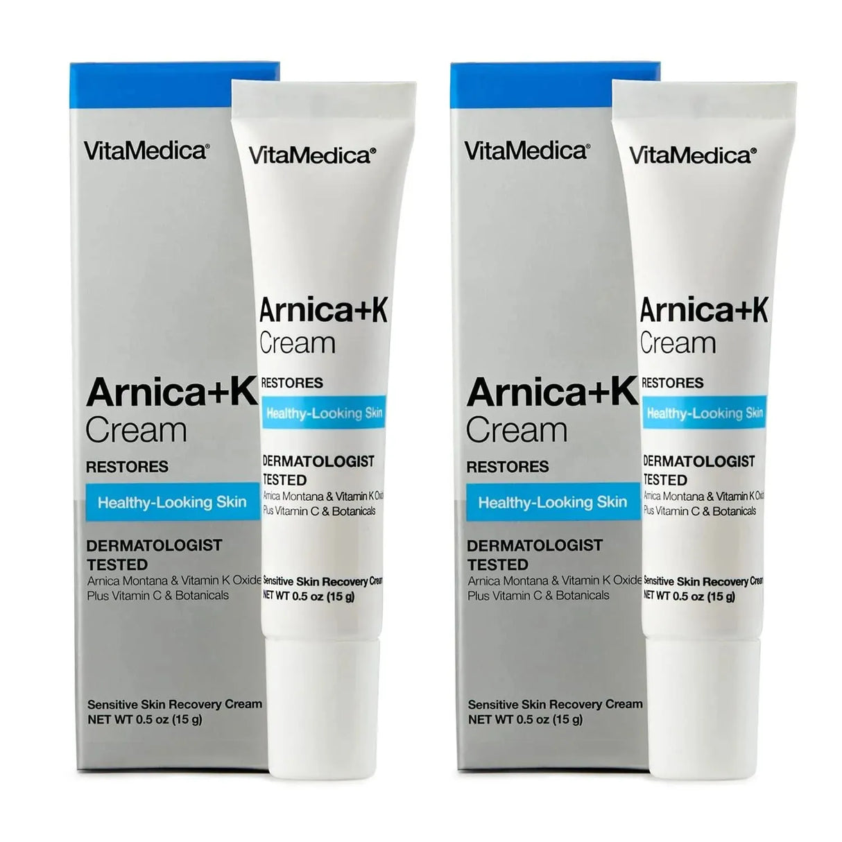 VITAMEDICA - VitaMedica Arnica + Vitamin K Oxide Topical Cream 0.5 Oz. 2 Pack - The Red Vitamin MX - Suplementos Alimenticios - {{ shop.shopifyCountryName }}