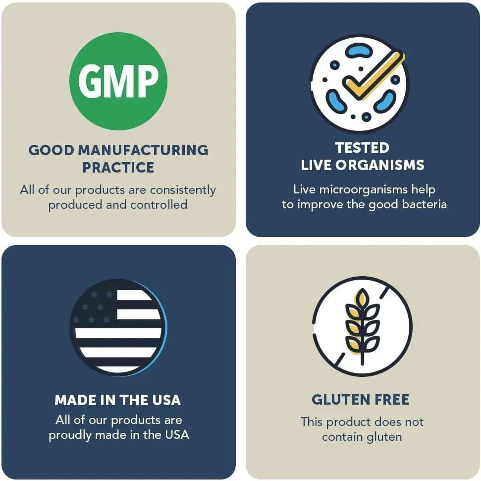 VITAMIN BOUNTY - Vitamin Bounty Pro-50 Probiotics 60 Capsulas - The Red Vitamin MX - Suplementos Alimenticios - {{ shop.shopifyCountryName }}