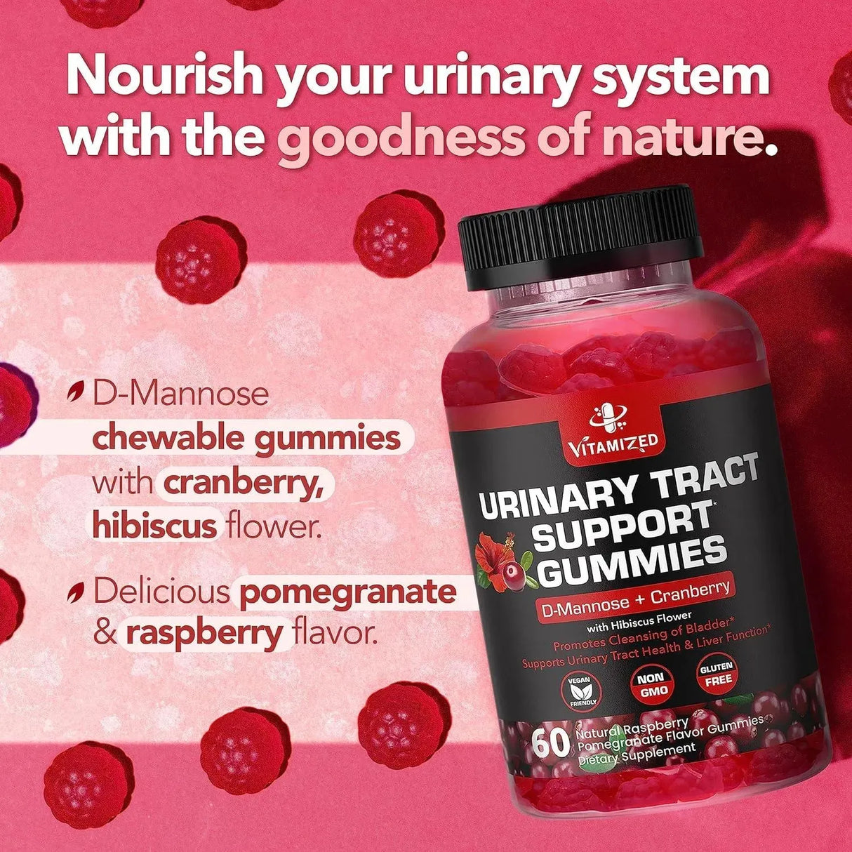VITAMIZED - Vitamized Potent Cranberry Gummies 1500Mg. 60 Gomitas - The Red Vitamin MX - Suplementos Alimenticios - {{ shop.shopifyCountryName }}